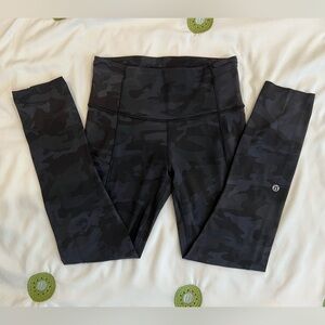 lululemon | Fast and Free High-Rise Crop 23", Incognito Camo Multi Grey, 4